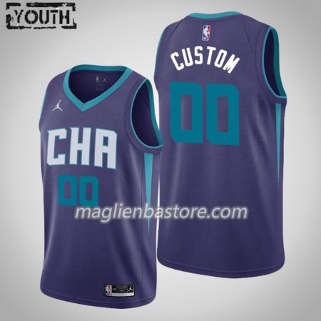 Maglia NBA Charlotte Hornets Personalizzate Jordan Brand 2019-20 Statement Edition Swingman - Bambino